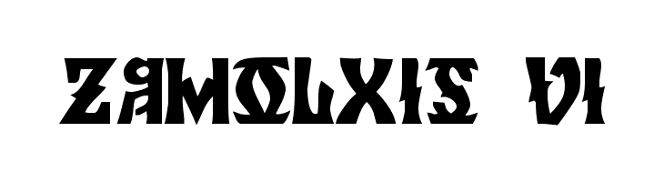Zamolxis VI  baixar fontes gratis