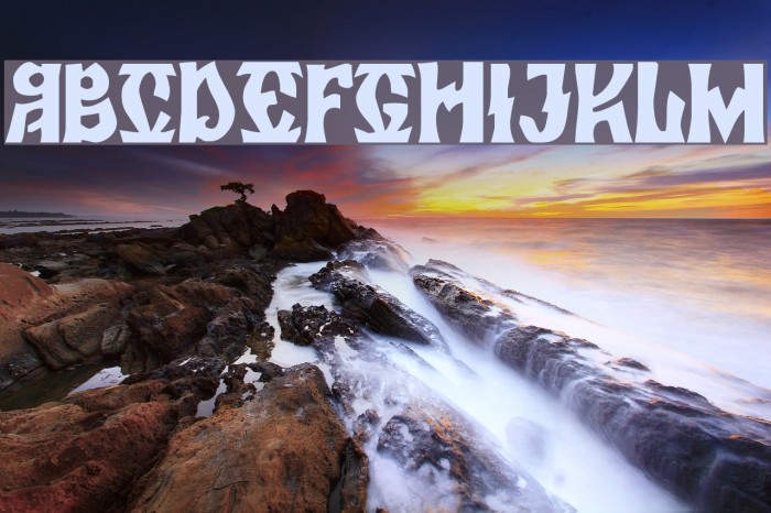 Zamolxis VI Font examples