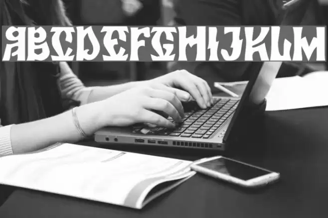 Zamolxis VI Font examples