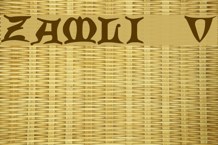 Zamolxis V Font examples