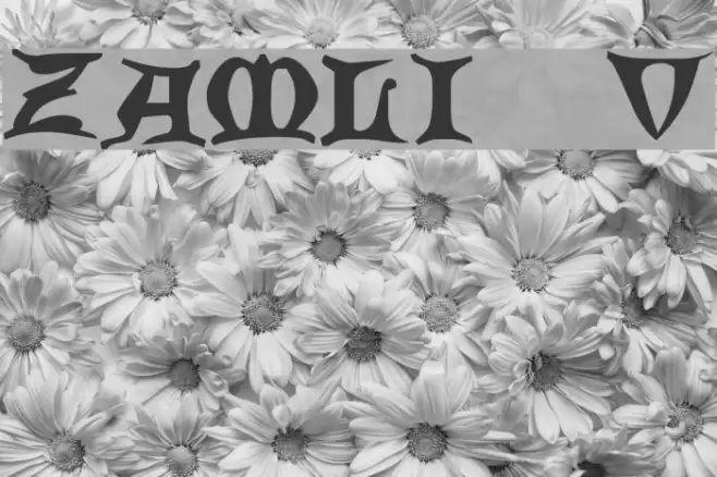 Zamolxis  V Font examples