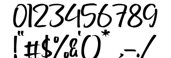 Zamora Font OTHER CHARS