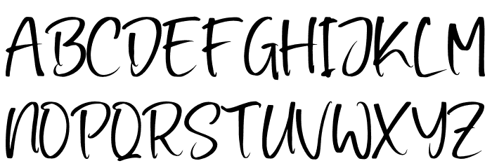 Zamora Font UPPERCASE