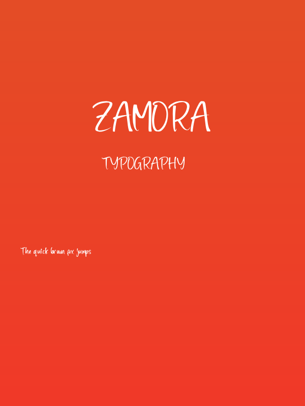 Zamora Poster