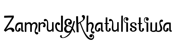 Zamrud & Khatulistiwa Font