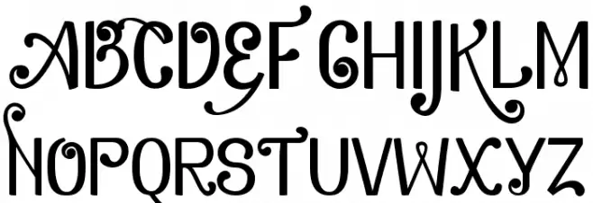 Zamrud & Khatulistiwa Schriftart Groß