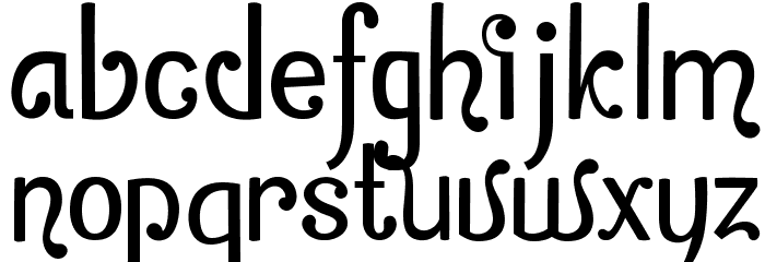 Zamrud&Khatulistiwa Font LOWERCASE