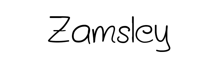 Zamsley  font caratteri gratis