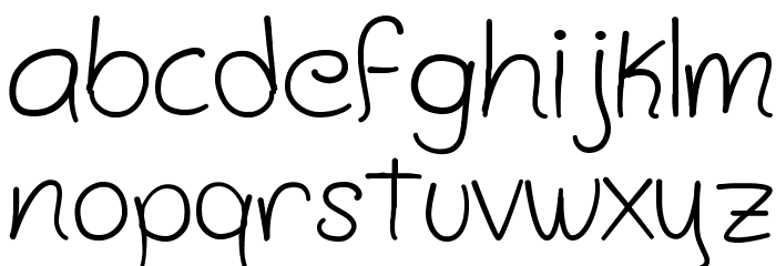 Zamsley Font LOWERCASE