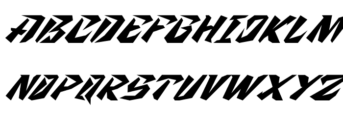 Zanden Italic Font LOWERCASE