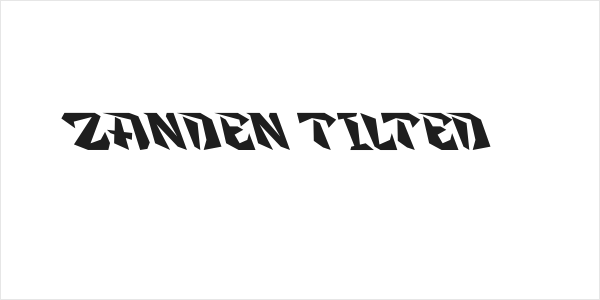 Zanden Tilted Logo