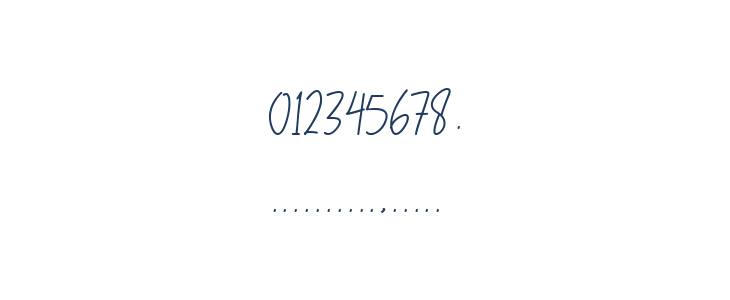 Zaneshia Regular Other Characters