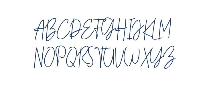 Zaneshia Regular Uppercase