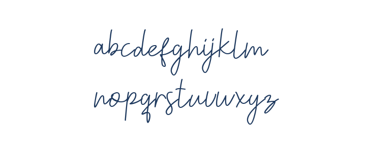 Zaneshia Regular Lowercase