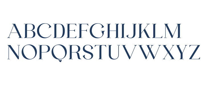 Zanor Regular Uppercase