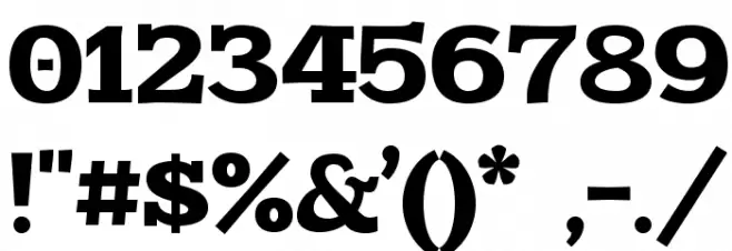 Zantroke Font OTHER CHARS