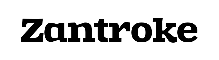 Zantroke  Frei Schriftart Herunterladen