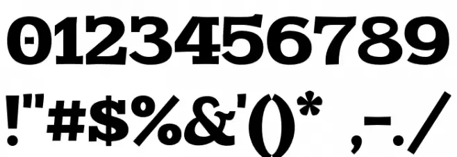 Zantroke Font OTHER CHARS