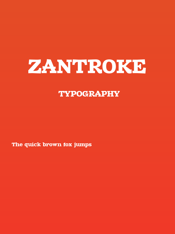 Zantroke Poster