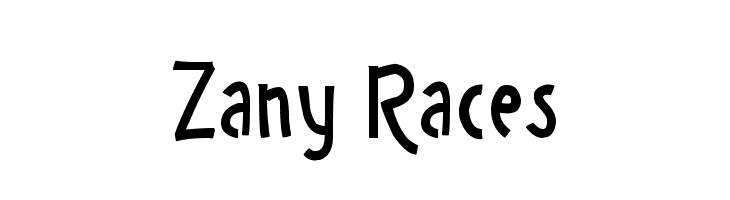 Zany Races  免费字体下载