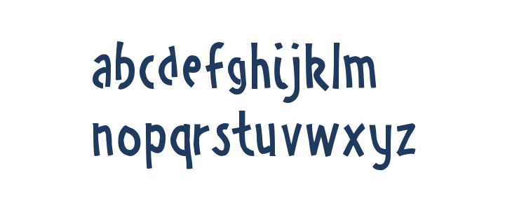 Zany Races Lowercase