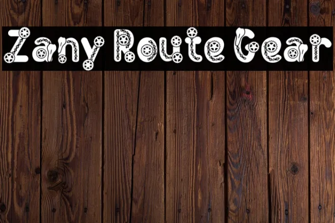 Zany Route Gear Example 1