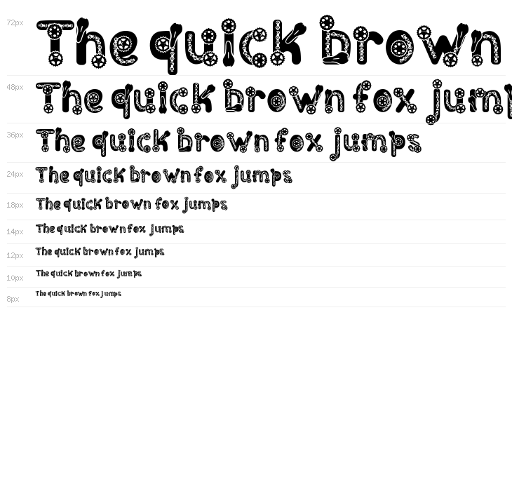 Zany Route Gear Waterfall