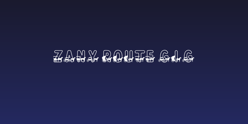 Zany Route Gig Social Header
