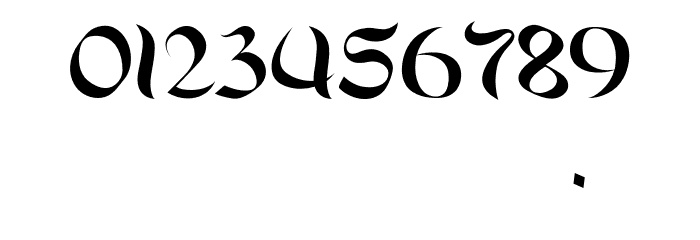 Zanzabar Font OTHER CHARS
