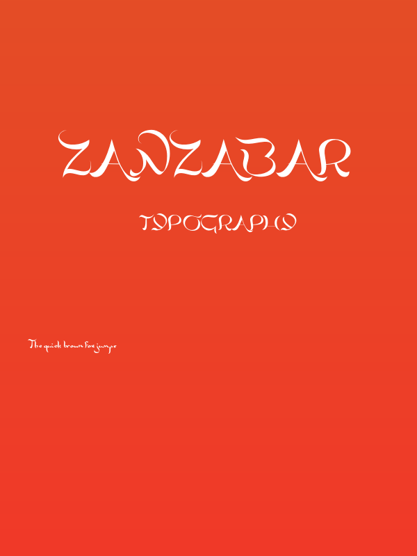 Zanzabar Poster