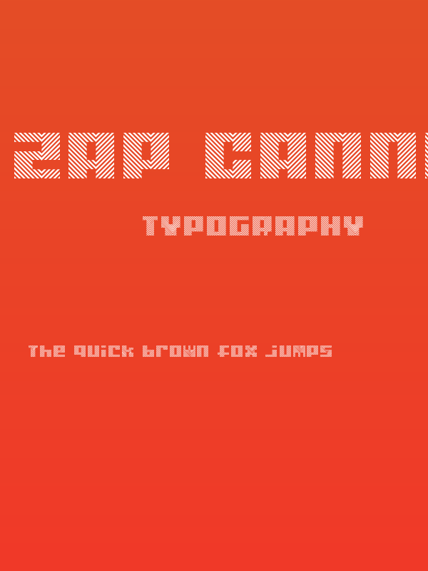 Zap Cannon Regular Poster