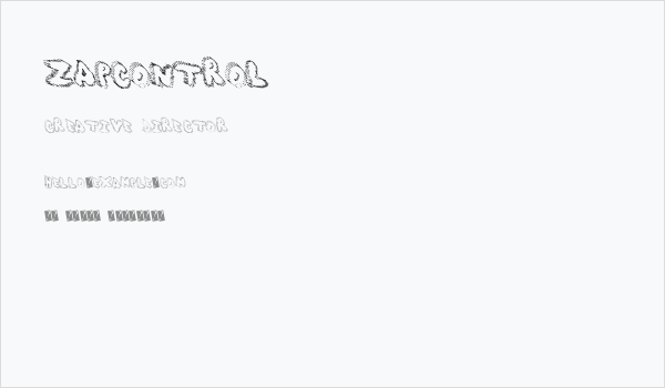 ZapControl Business Card