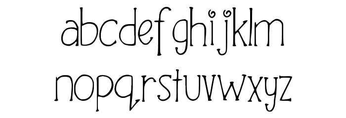 Zap Font LOWERCASE
