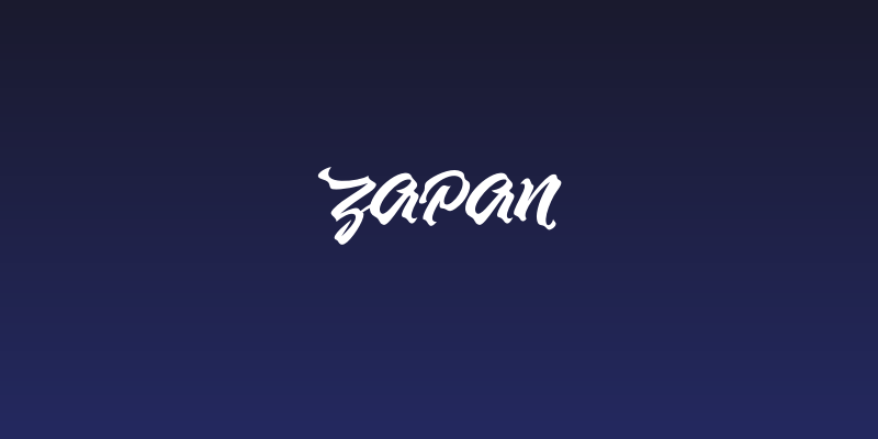 Zapan Social Header