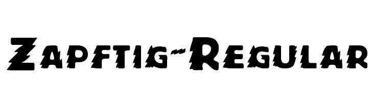 Zapftig-Regular  नि: शुल्क फ़ॉन्ट्स डाउनलोड