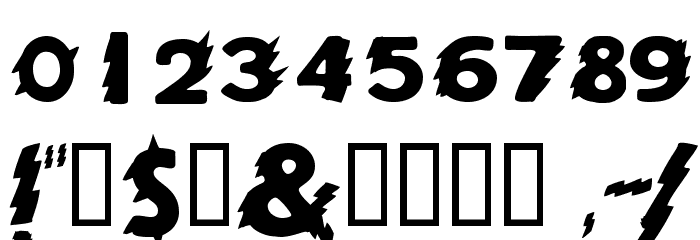 Zapftig-Regular Font OTHER CHARS