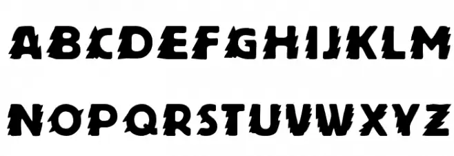 Zapftig-Regular Font LOWERCASE