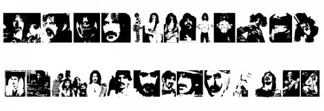 ZappaBats Font LOWERCASE