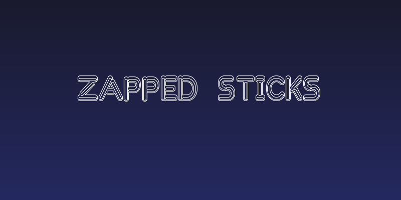 Zapped Sticks Social Header