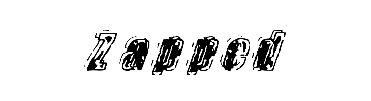Zapped  Free Fonts Download
