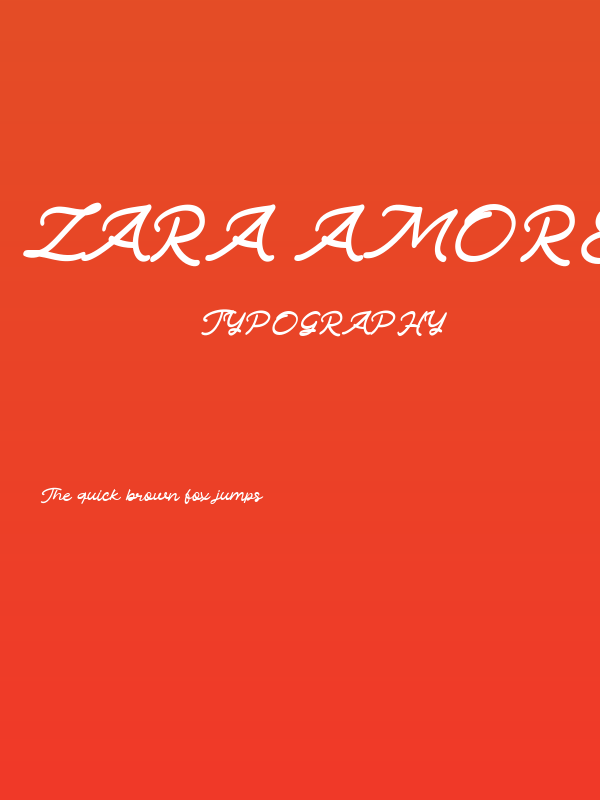 Zara Amorett Free Regular Poster