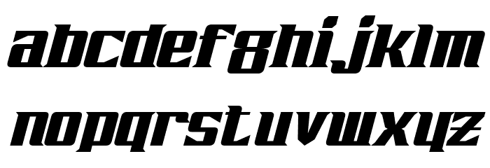 Zarathos Italic Fonte MINÚSCULAS