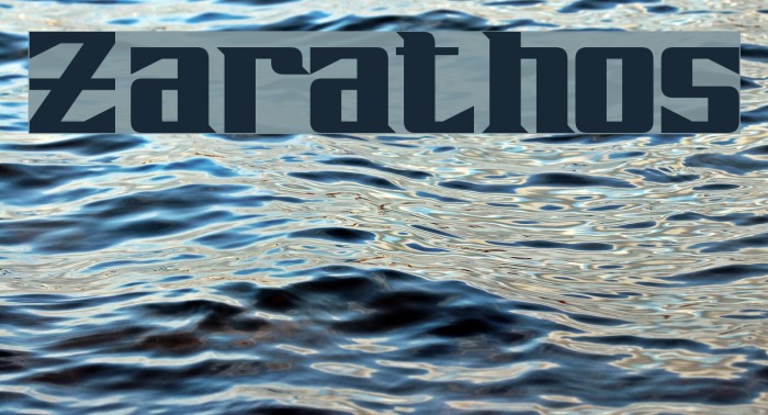 Zarathos Font examples