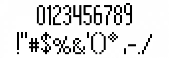 Zarbville NBP Regular Font OTHER CHARS