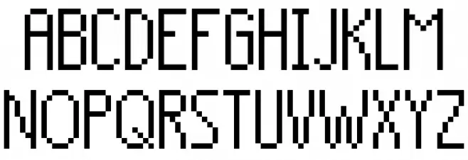 Zarbville NBP Regular フォント 大文字
