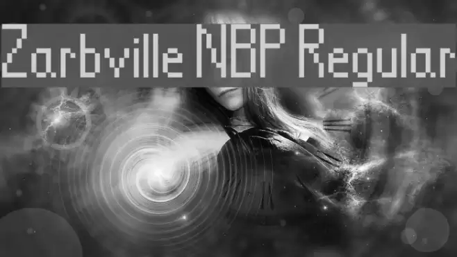 Zarbville NBP Regular Font examples