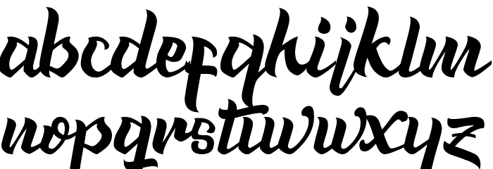 Zarra Italic Font LOWERCASE