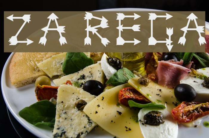 Zarrow Regular Font examples