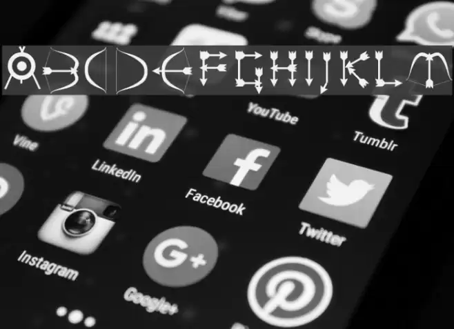 Zarrow Font examples