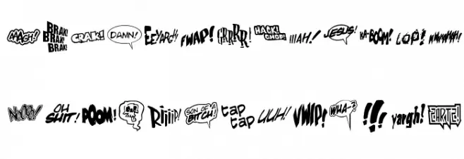 Zartz! Schriftart Groß